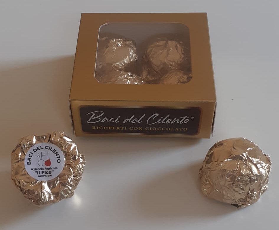 BACI DEL CILENTO – Cioccolatini al Fico Bianco DOP 4 Pz